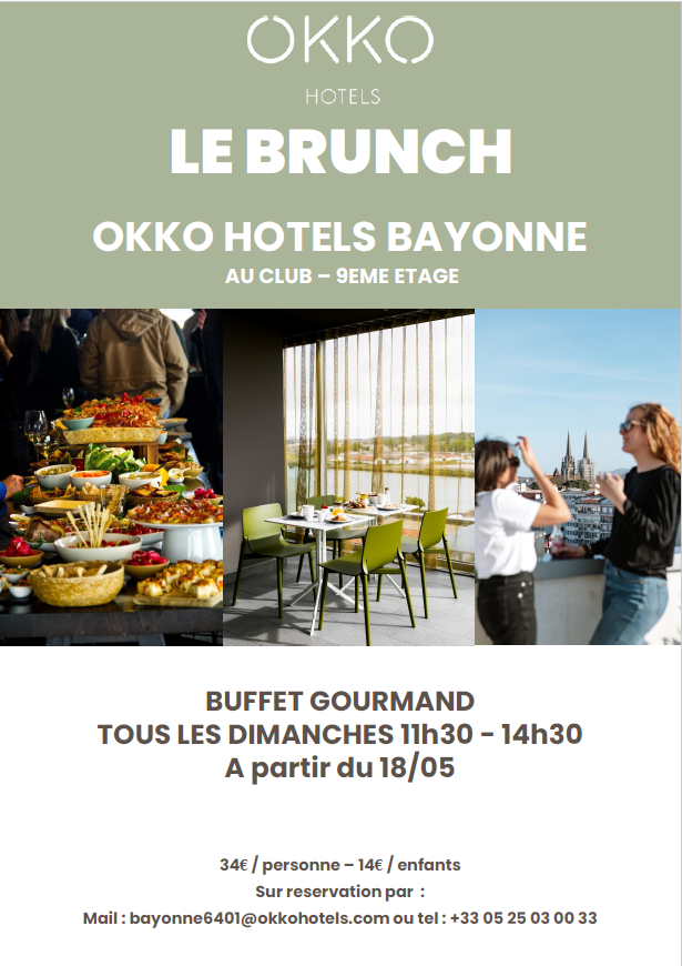 BRUNCH DOMINICAL AU OKKO HOTELS BAYONNE