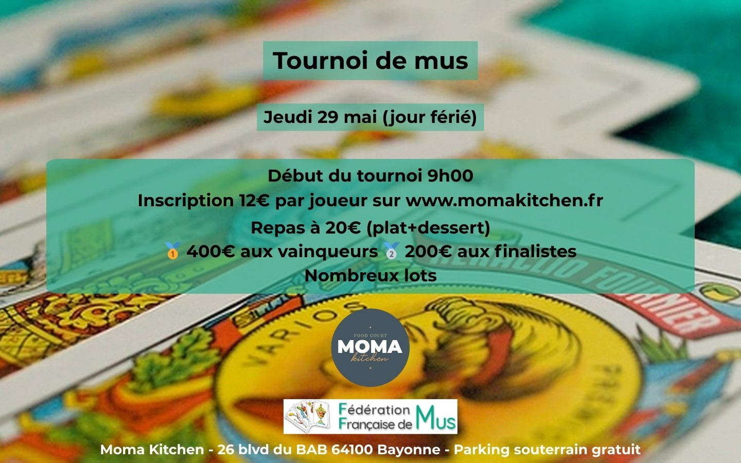 Tournoi de mus au Moma Kitchen