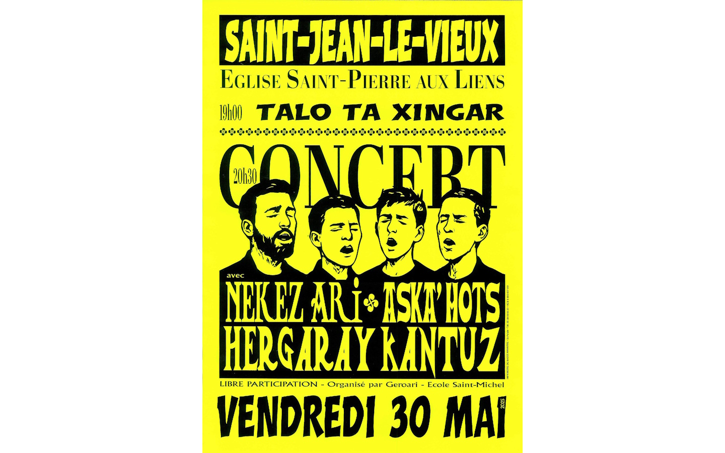 Chants basques : choeurs d'hommes Nekez-Ari, A ...