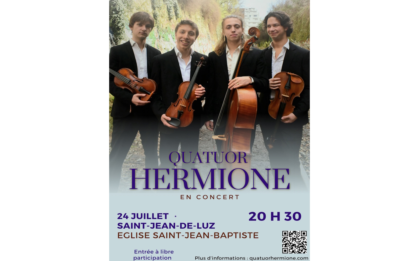 Concert du Quatuor Hermione