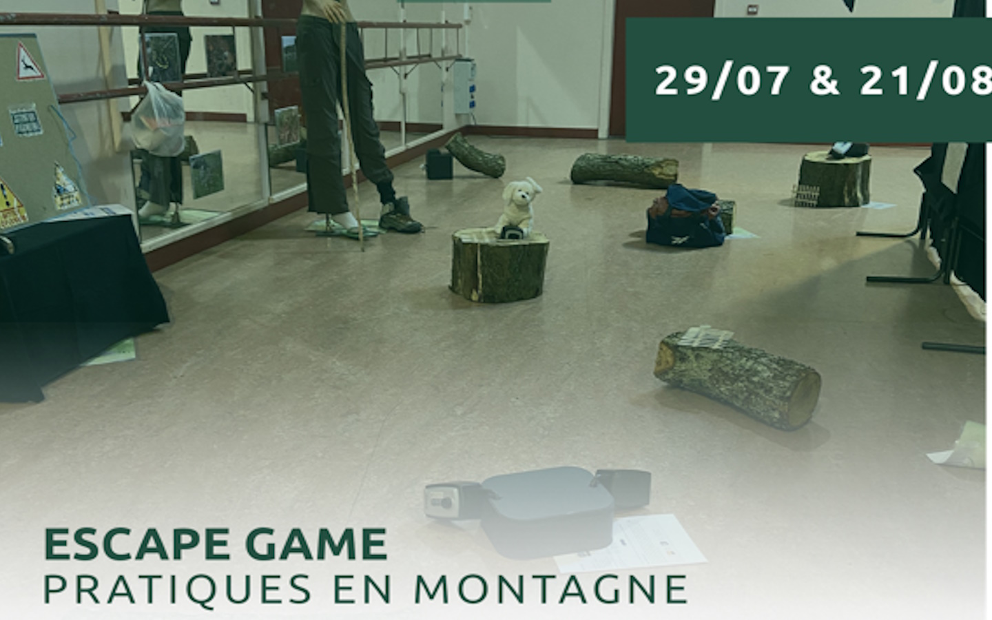 Escape game "pratique en montagne"