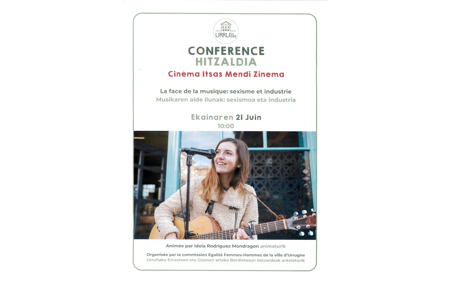 Conférence - La face de la musique